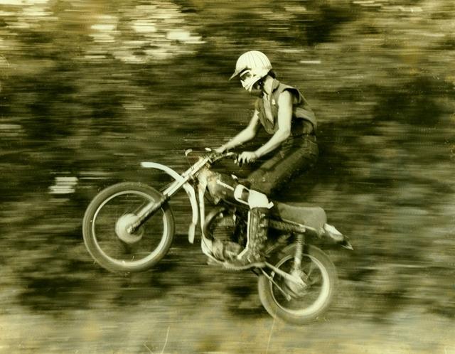 Husky 250, 70's riding gear