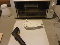 Powder coat toaster oven